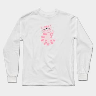 Three-Eyed Cat Long Sleeve T-Shirt